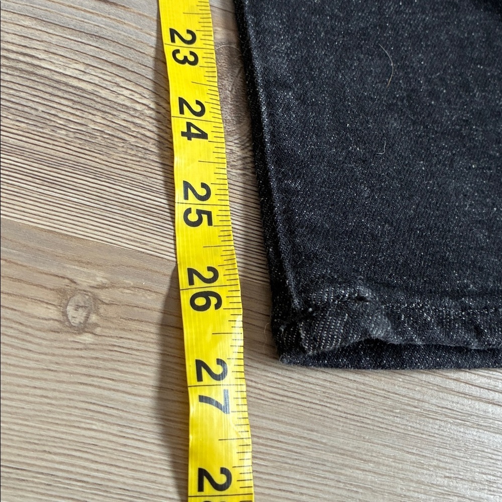 Madewell The Mom Jean Black Stretch denim Women’s Size 28 Straight tapered leg - Picture 10 of 13